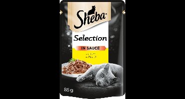 Sheba Selectie Saus 24x85g - Kip