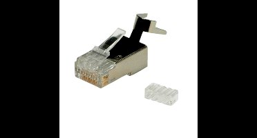 ROLINE Modulaire connector afgeschermd, Cat.6 (Klasse E) voor massieve kabel, 10 St.