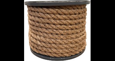 Jute Naturel – 30 meter – 14 mm – Touw - (Raamkoord)