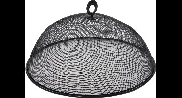 Svenska Living Vliegenkap/voedselkap - D35 x H16 cm - buiten eten - anti insecten - Metaal- Eten/voedsel beschermen - Afdekkap