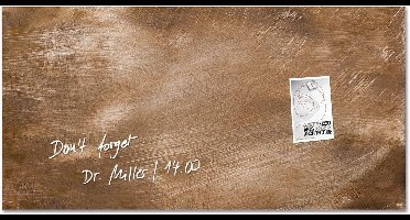 Sigel glasmagneetbord - Artverum - 91x46cm - brons - SI-GL267