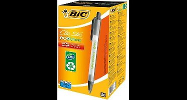 Pen Bic Clic Stic Zwart 50 Stuks