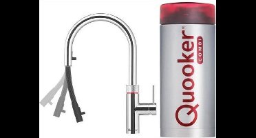 Quooker Flex Kokendwaterkraan - Pro3 Vaq boiler - RVS - 3in1