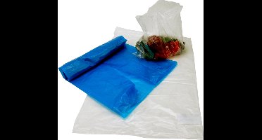 Zak - Vlakke zak - LDPE - 120x180cm - 50my - transparant - 50 stuks