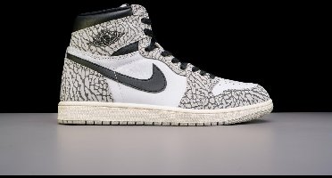 Air Jordan 1 Retro High OG White Cement - DZ5485-052 - Maat 36 - WIT - Schoenen