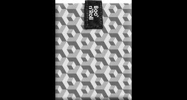 Roll'Eat Boc'n'Roll Foodwrap herbruikbaar Boterhamzakje - Tiles Black
