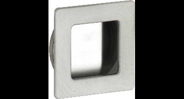 Schuifdeurkom vierkant 30mm mat nikkel gelakt