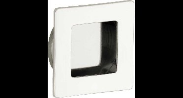 Schuifdeurkom vierkant 30mm glans nikkel