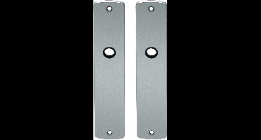 Schildpaar renovatie LS rvs mat PC92 mm