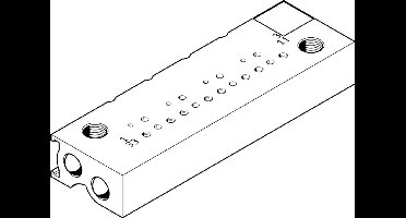 Festo Aansluitblok - 197245 - P2U8J