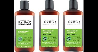 PETAL FRESH - Hair ResQ Shampoo Thickening + Oil Control - 3 Pak