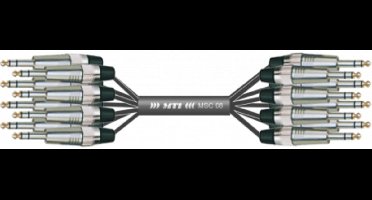 MUSIC STORE Studio Multicore/Eco 8/Kl.-Kl. 1,5m / jack sym > jack sym - Analoge multicore kabel
