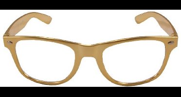 Folat - Feestbril - Metallic Goud