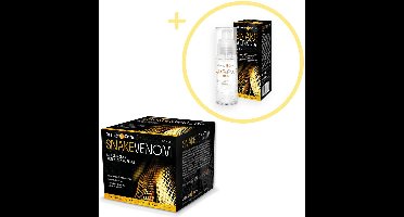 Orange Care, Snake Venom Huidverzorging 2 pack Gezichtscrème 50ml + Serum 30ml - Anti-aging Slangengif Crème en Serum - Vocht inbrengend mannen & vrouwen - Tegen Huidveroudering, Donkere kringen