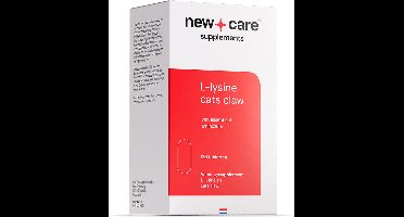 New Care L-Lysine Cats Claw - 120 tabletten - vegan