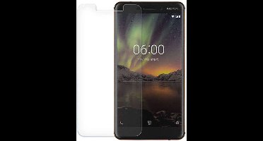 LuxeBass Screenprotector geschikt voor Nokia 6.1 - glas scherm - bescherming