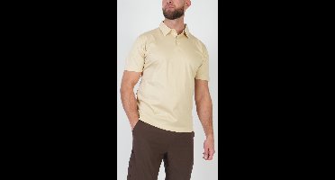 BASKO - POLO - KORTE MOUWEN - BEIGE - MAAT L