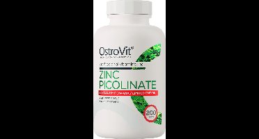 Mineralen - OstroVit Zinkpicolinaat 200 tabletten -