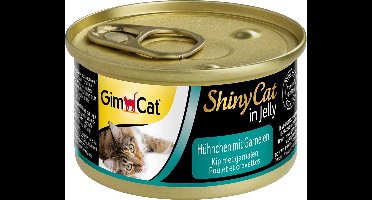 GimCat ShinyCat Kip & Garnalen 70 gr