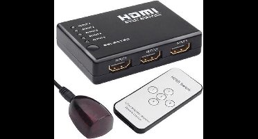 HDMI-schakelaar, 5x ingang, 1x uitgang