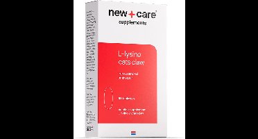 New Care L-Lysine Cats Claw - 60 tabletten - vegetarisch