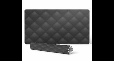 Antislip beschermmat voor op het bureau met doorgestikt textuurpatroon 90x45 cm