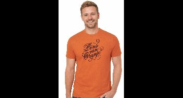 Shirt Prins van Oranje Volwassenen Unisex Oranje Koningsdag Maat XL