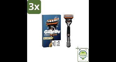 3 x Gillette - ProGlide Power – Scheersysteem – Elektrisch - Grootverpakking - Scheermes - Scheren - Scheren Voor Mannen - Scheren Met Comfort - Scheren Voor Gevoelige Huid