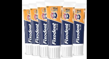 Fixodent Plus - Voordeelverpakking 6x40 g - Kleefpasta