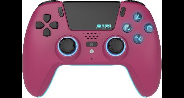 Freaks and Geeks Draadloze Controller - Hall Effect - Bewegingssensor - Vibratie - Cherry Red - PS5