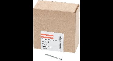 Hoenderdaal Spaanplaatschroef verzinkt platverzonken kop TX15 voldraad 3.5X45 (per 200 stuks)