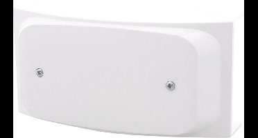 Attema K40 Aftakstuk - T-stuk voor Kabelgoot - Verticale Aftakking vanuit Bovenste Basisprofielcompartiment - Voor Koker P25, K25, Z25 of KK 25x22 - 70x150x50 mm - Polarwit
