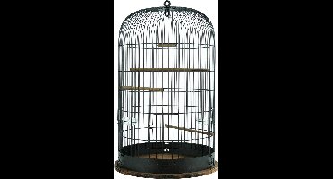 Vogelkooi ZOLUX Retro Marthe - Industriële Traliekooi met Zitstokken - 48x48x74 cm