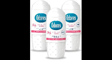 3 x Odorex - Deodorant Roller - Sensitive Care - Huidvriendelijk - 50 ml - Voordeelverpakking - 3 stuks