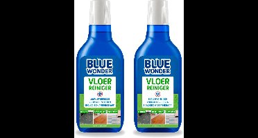 2 x Blue Wonder - Vloerreiniger - Grondige Schoonmaak - 750 ml - Bulkverpakking - 2 stuks