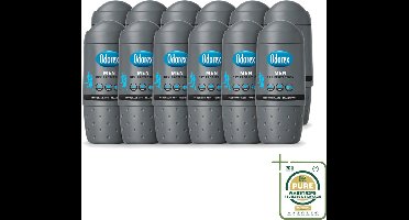 12 x Odorex Men - Deodorant Roller - Dry Protection - Tegen Transpiratie - 50 ml - Mannelijke Deodorant - Anti-transpiratie - Zweetbehandeling - Alcoholvrije Deodorant - Droge Oksels