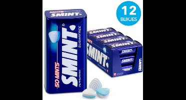 Smint Mint Pepermunt Suikervrij 12 x 50ST - Voordeelverpakking