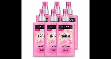6 x John Frieda – Haarspray – Vibrant Shine Colour 3-in-1 Shine Spray – Glansversterkend – 150 ml - Voordeelverpakking - 6 stuks