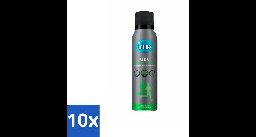 10 x Odorex Deodorant Spray For Men Fresh Protection 150 ml - Man Deodorant - Deodorant Spray - Zweet En Geur - Frisheid - Sportieve Geur