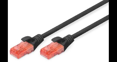 Digitus - Cat 6 Patchkabel - 3m - Zwart - U/UTP
