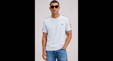 Fred Perry Taped ringer t-shirt - dusky blue