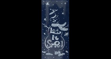 Peha Raamsticker Sneeuwpop 23 X 49 Cm Pvc Wit