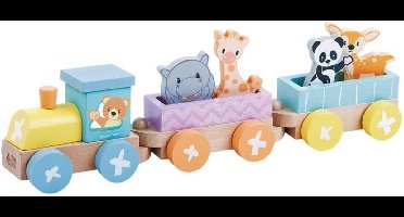 Studio Circus Houten Dierentrein 7-delig