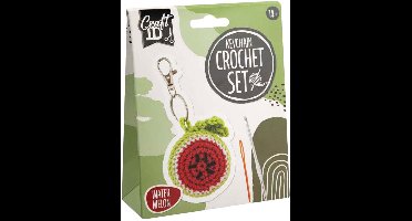 Creative Craft Group haakpakket sleutelhanger watermeloen DIY set.