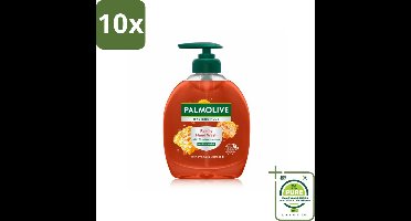 10 x Palmolive Handzeep Hygiëne Plus Family 300 ml - Grootverpakking - Handzeep - Hygiëne - Handen Reinigen - Bacteriën Bestrijden - Gezin