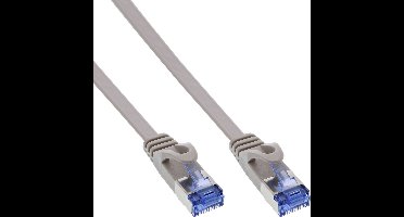 UFTP CAT6a platte netwerkkabel | PVC | grijs | 1 meter