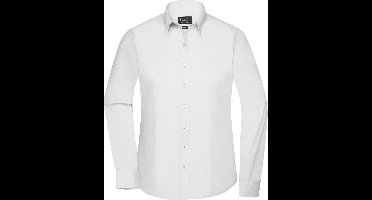 Daiber Blouse Dames Met Lange Mouwen (Wit) Maat 3XL