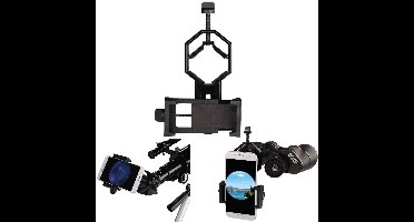 Hama Smartphonehouder voor spotterkijker/verrekijker/telescoop met Ø 2,5 - 4,8cm