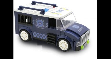 Wange 2891 citycar - politie - gevangenenbus - bouwen - 99 pcs - 6+