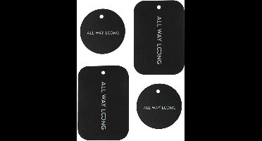 Metalen Plaatje Telefoonhouder - Voor Magneet - Auto telefoonhouder - Magneet Plaatje Telefoon - Zelfklevend - Set van 4 Stuks